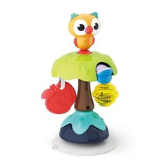 動物造型吸盤玩具 吃飯神器 固齒器, 1個, 貓頭鷹款