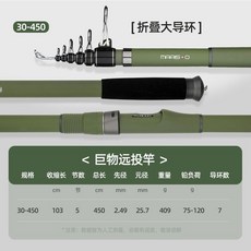 海釣場遠投竿 遠投大物竿 錨魚竿 灘釣竿 巨物釣竿超輕量大物竿遠投竿超硬高碳海竿25號30號釣魚桿大導環可滑漂甩桿 超