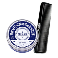 무칸 블럭컷 스트롱 홀드 포마드 빗포함, 100g, 1개