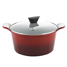 네오플램 에콜론냄비 벤 24양수, 24cm, 레드투톤, 1개