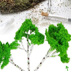 빅코난 나무모형 디오라마재료 미니어쳐소품 미니소품, H=100mm