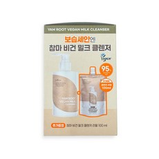 오늘 단독기획 이즈앤트리 참마 비건 밀크 클렌저 220ml 리필기획 (+리필100ml), 오늘할인 이즈앤트리 참마 비건 밀크 클렌저 220ml