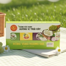 베트남 롱방 호앙지아 녹두 과일 케이크 로얄골든 RongVang Hoang Gia, 6개, 200g