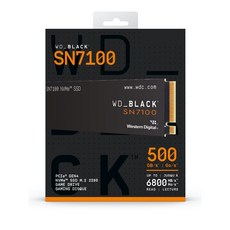 威騰 黑標 WD BLACK SN7100 NVMe SSD PCIe M.2 2280 固態硬碟, 500GB, 500GB