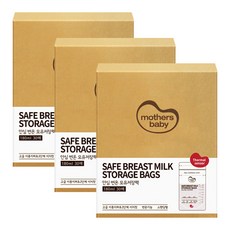 마더스베이비 안심변온 모유저장팩 180mlX30매X3박스, 30매, 3개