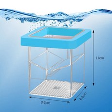 水族懸浮式孵化盒 魚類繁殖飼育盒, 1個, 藍色