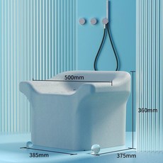 EP浴室沙發衛生間洗澡防滑沐浴坐凳孕婦老年人洗澡神器椅家用靠背, 馬卡龍灰色小沙發【百搭款多功能】, 1個