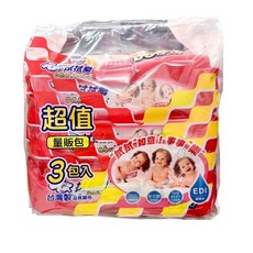 【拭拭樂】拭拭樂純水嬰兒柔濕巾85抽*3入 (量販包) 拭拭樂濕紙巾, 1個, 拭拭樂濕紙巾85抽*3袋, 85抽
