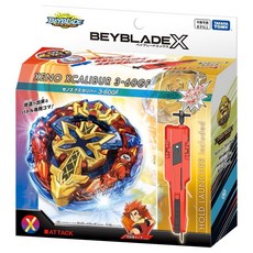 TAKARA TOMY 戰鬥陀螺X BXG-13 神力聖劍 (含發射器), 紅色、藍色、金色, 1個