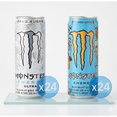 몬스터 에너지 355ml 울트라 24캔+망고 로코 24캔, 48개입
