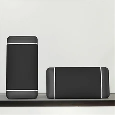 ​ 노트북 데스크탑 전화용 유선 컴퓨터 스피커 USB 및 AUX 미니 PC 스피커 5W 오디오 멀티미디어 스피커 2, 01 검정색