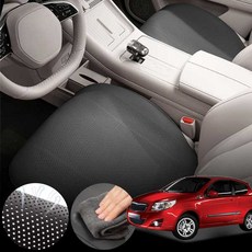 쉐보레 젠트라 1.2 차량용 초슬림 통풍 시트 커버 블랙 2개 세트