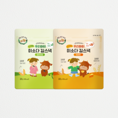 미소다 한우뿌링 오리지널 김스낵 치즈맛 아기간식, 10개, 20g