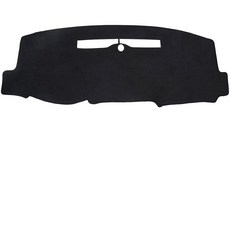 2014-2018 실버라도 GMC 시에라 1500 2500 3500 계기판 매트 계기판 커버 패드용 미끄럼 방지 커버 햇빛 눈부심 UV 라이트 쉴드 패드 (블랙), Chevrolet 2014-2018