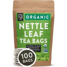 FGO Organic Nettle Leaf 네틀 리프 티백 1봉 100개입, 1개, 125g