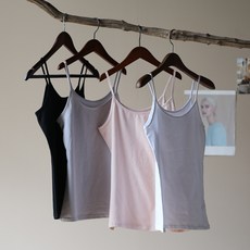 CHOCUN [5件組]韓國製棉質彈性細肩帶背心