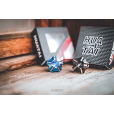 黑木賣場 HUATAI 鈦合金鑰匙頭，輕巧耐用，時尚簡約設計, 1個, 金、黑、藍鈦