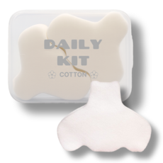 데일리킷 전용케이스포함 코 전용 화장솜 블랙헤드 피지 연화 녹이는 용 시트지 코팩, 1개, 200개입