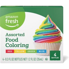 아마존 해피 벨리 어소트 푸드 컬러링, 35ml, 2개