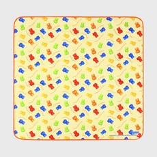 어프어프 LITTLE FIRE COVY COLOR PATTERN-IVORY 방수 휴대용 피크닉 매트 돗자리 대형, 코비 컬러 패턴