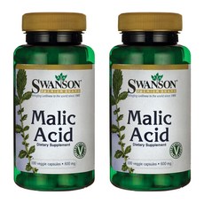 SWANSON 斯旺森 蘋果酸補充膠囊 600mg, 100顆, 2罐