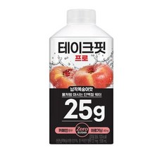 [냉장] 테이크핏 프로 납작복숭아, 500ml