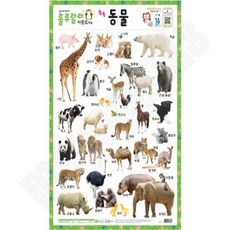 사운드 벽보 룰루랄라 동물 520 x 765 1P 동물포스터 학습벽보