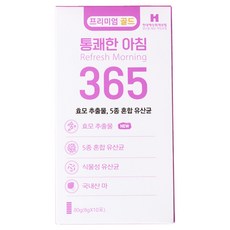 통쾌한 아침 365 통쾌삼 차전자피 식이섬유 유산균 환, 1박스, 80g