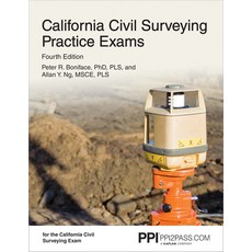 Ppi California Civil Surveying Practice Exams 4th Edition - Two 55-Problem Multiple-Choice Exams C... Paperback, Professional Publications Inc, English, 9781591266419