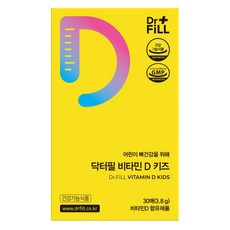 닥터필 어린이 비타민D 필름 키즈 뼈건강 영양제 식약청인증 HACCP, 3.8g, 1박스