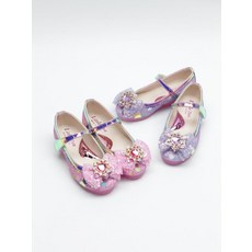 여아 하트 보석 LED 구두 120725