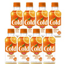 델몬트 콜드 100% 오렌지, 250ml, 8개