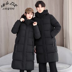스타일닥터 롱패딩 남녀공용 롱 솜패딩 코트 커플 누빔 패딩점퍼/남성롱패딩 여성롱패딩