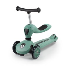 SIMPLITY 아동용 2in1 킥보드 + 발판 세트, 딥그린(킥보드), 1세트