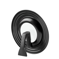 【BLKP】펄 금속 프라이팬 커버 냄비 뚜껑 16 - 21cm용 블랙 BLKP 검정 AZ-5010