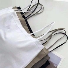 살림냥 쿨썸머 투브탑 나시 기본끈나시