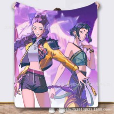 KPOP DEMON HUNTERS 系列法蘭絨毯