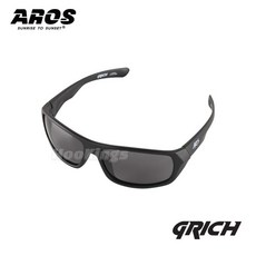 아로스 그리치 편광 선글라스 블랙 경량 낚시 레저 등산용, RAISE BLACK, 1개