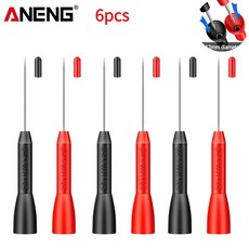 2PCS 절연 피어싱 리드 미터 테스트 니들 프로브 600V 2MM 멀티 10A, 6pcs 10A for 2mm, China Mainland