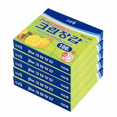 크린랩 플러스 크린장갑, 100개입, 5개