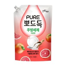 피죤퓨어 뽀드득 주방세제 자몽향, 1개, 1.2L