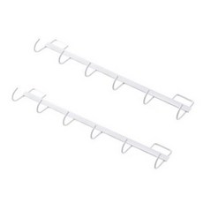 廚房工具收納掛架, 白色的, 2件