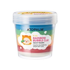 (정품) 아토팜 키즈 레인보우 버블 클레이 210g