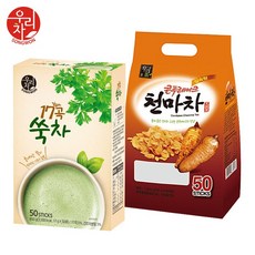 송원 17곡 쑥차 50T +꽃샘 콘푸레이크 천마차 50T, 1개