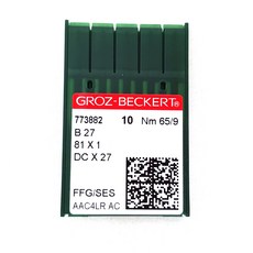 그로쯔베커르트 DCx27 공업용 오버록 바늘 독일제, 1개