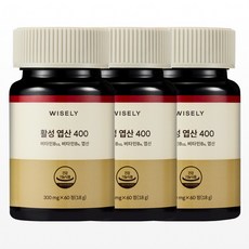 와이즐리 혈액건강 특허받은 활성형 엽산, 60정, 3개