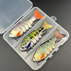 熱銷6節盒裝多節魚路亞假餌米諾硬餌垂釣用品漁具, SF301, 1個