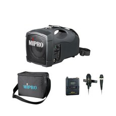 MIPRO MA-101G 5.8G 單頻道迷你無線喊話器, 無分色(含收納包), 1箱, 配1組領夾麥克風