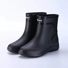 발목 남성용 라이더 바이크 레인부츠 하이탑 장화