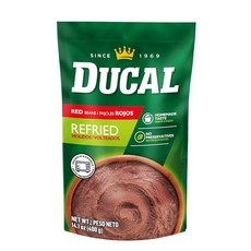 Ducal 레드 리프라이드 빈 파우치 399.7g(14.5온스), Ducal 레드 리프라이드 빈 파우치, 399.7g14, 1개